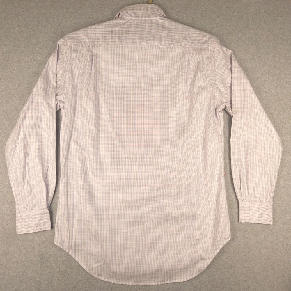 Wear Cisco M/L Mens Shirt Plaid‎ Long Sleeve Wrap Casual Dress Shirt